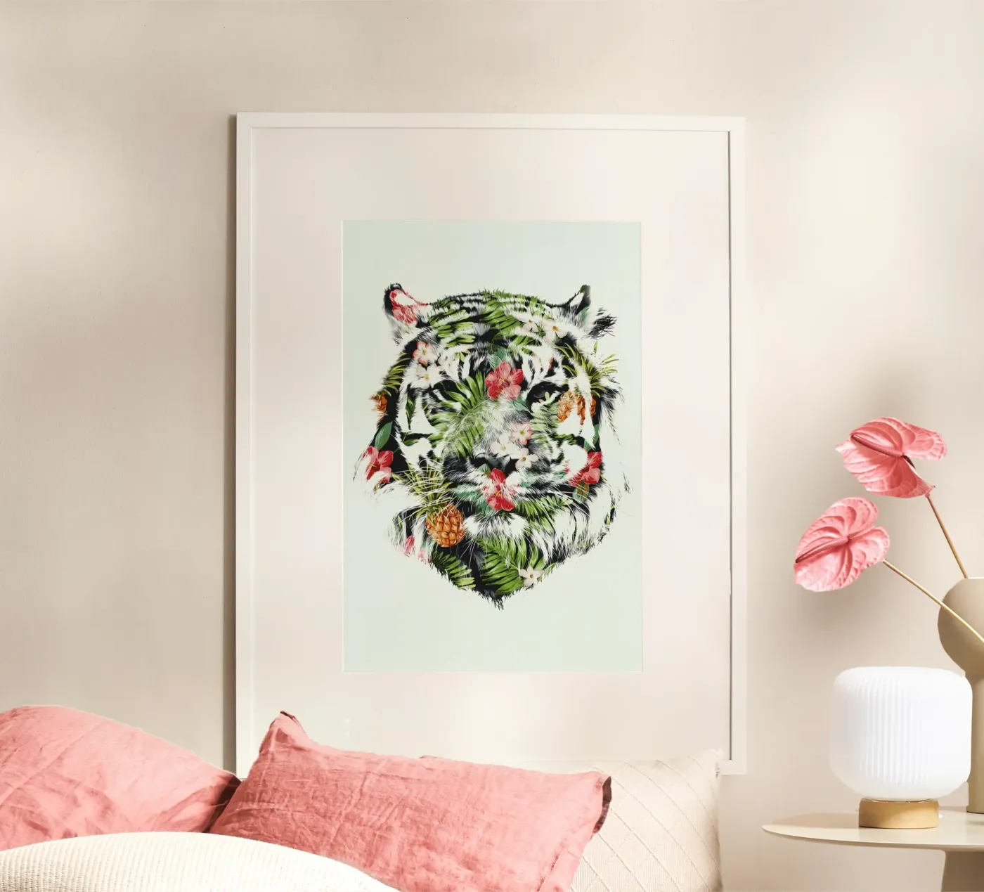 Tropical Tiger poster by Róbert Farkas