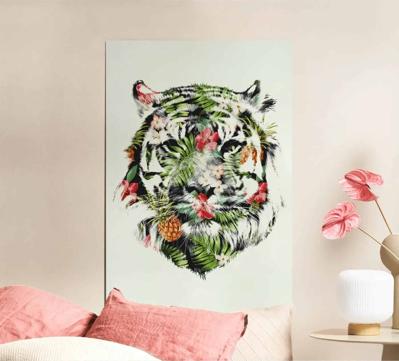 Tropical Tiger poster by Róbert Farkas