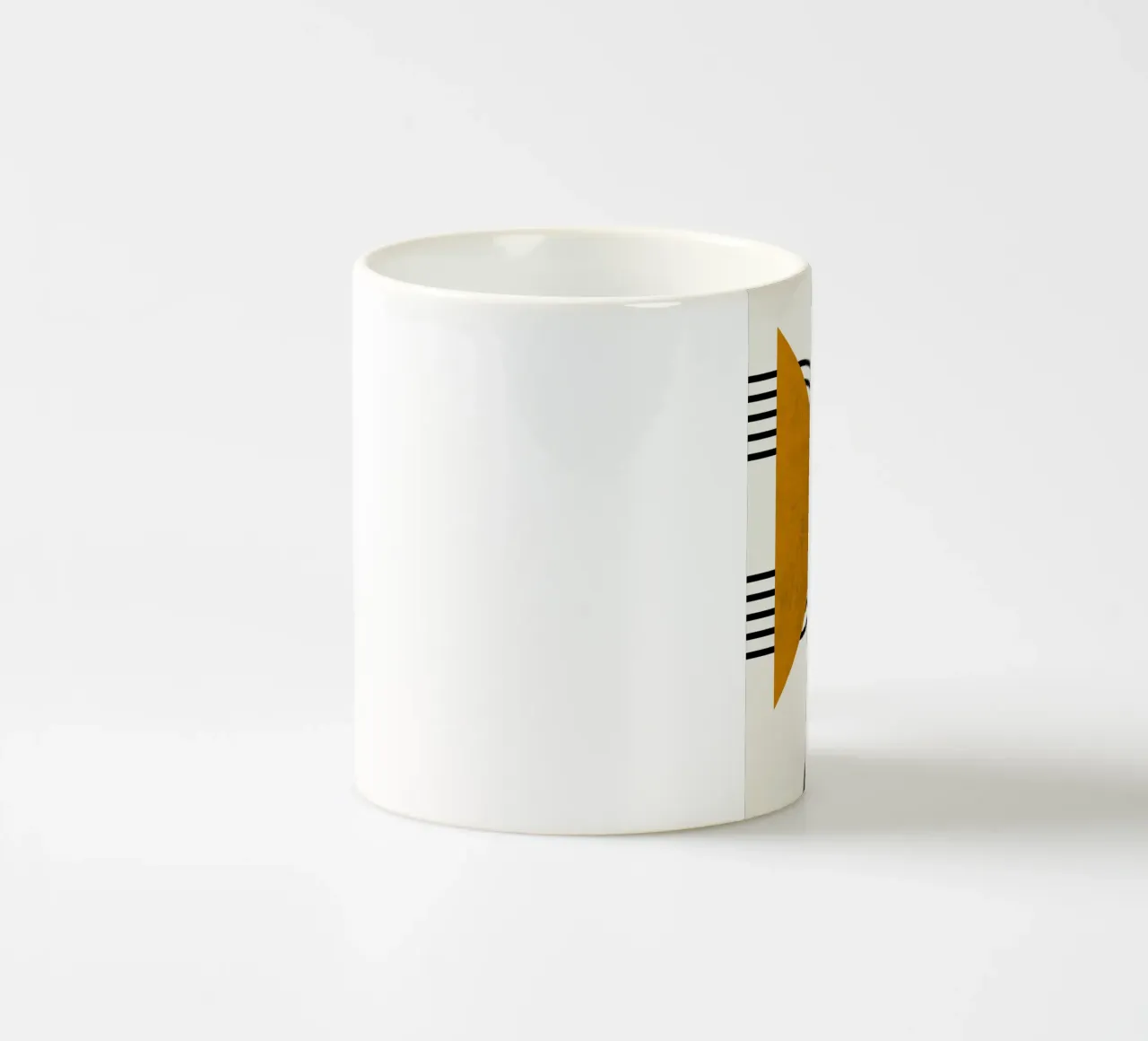 Bronzo di metà secolo 03 tazza in ceramica da Little Dean