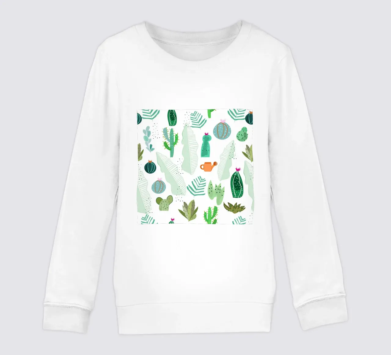 Cactus e fiori felpa bambino da gulsengunel