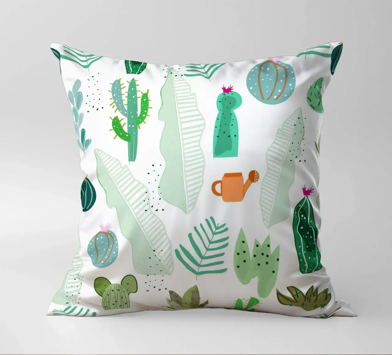 Cactus e fiori cuscino da gulsengunel