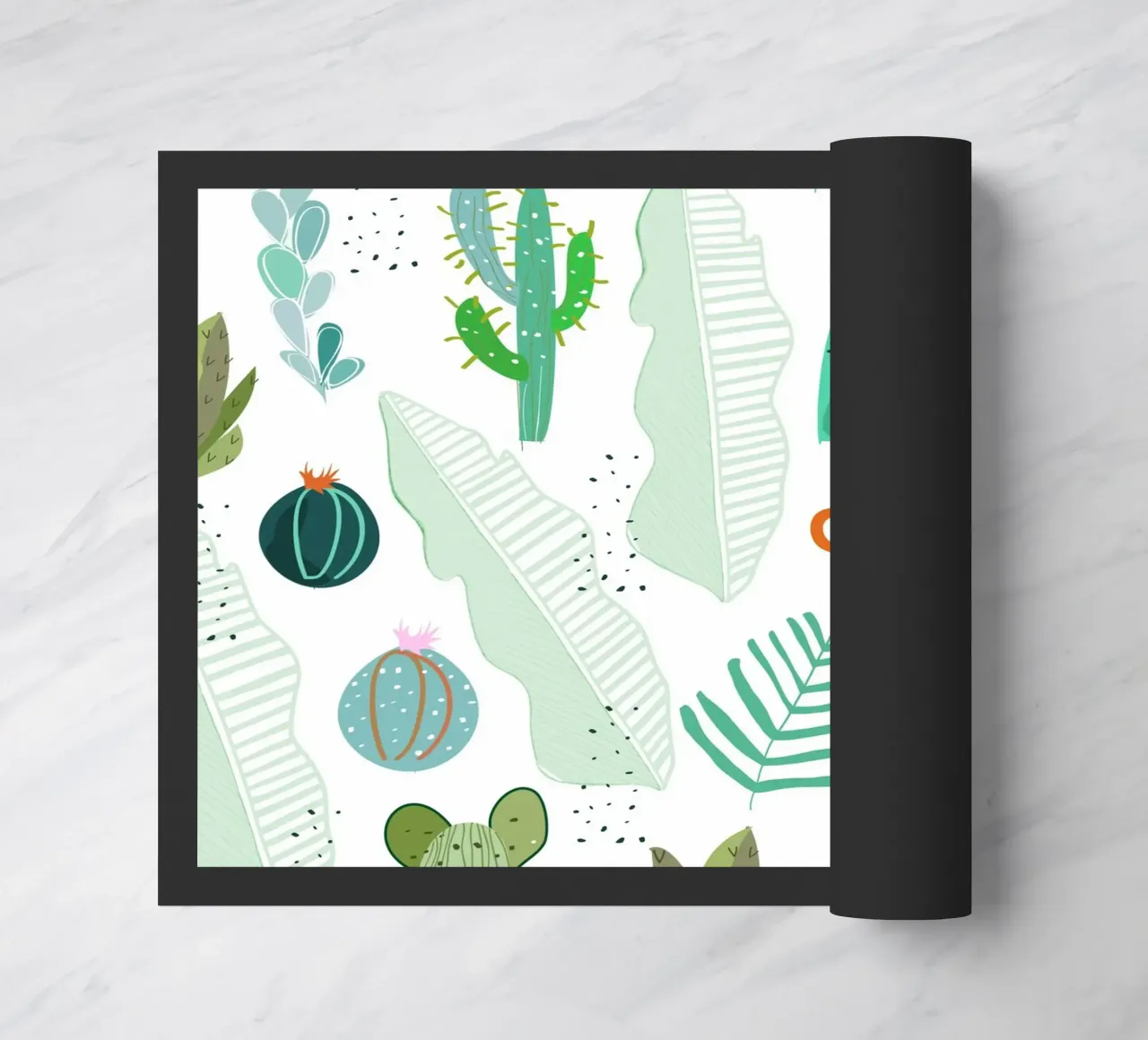 Cactus e fiori zerbino da gulsengunel