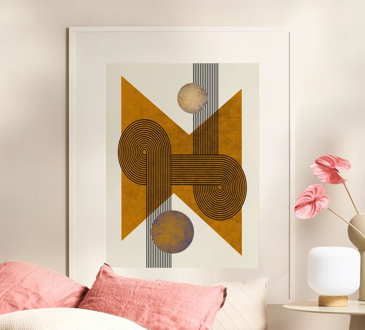 Mid century bronze 05 poster by Little Dean