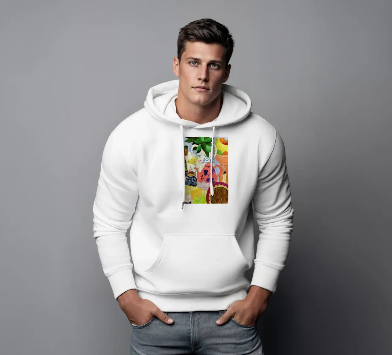 Big Clutter No. 2 felpa con cappuccio da Paloma Kua