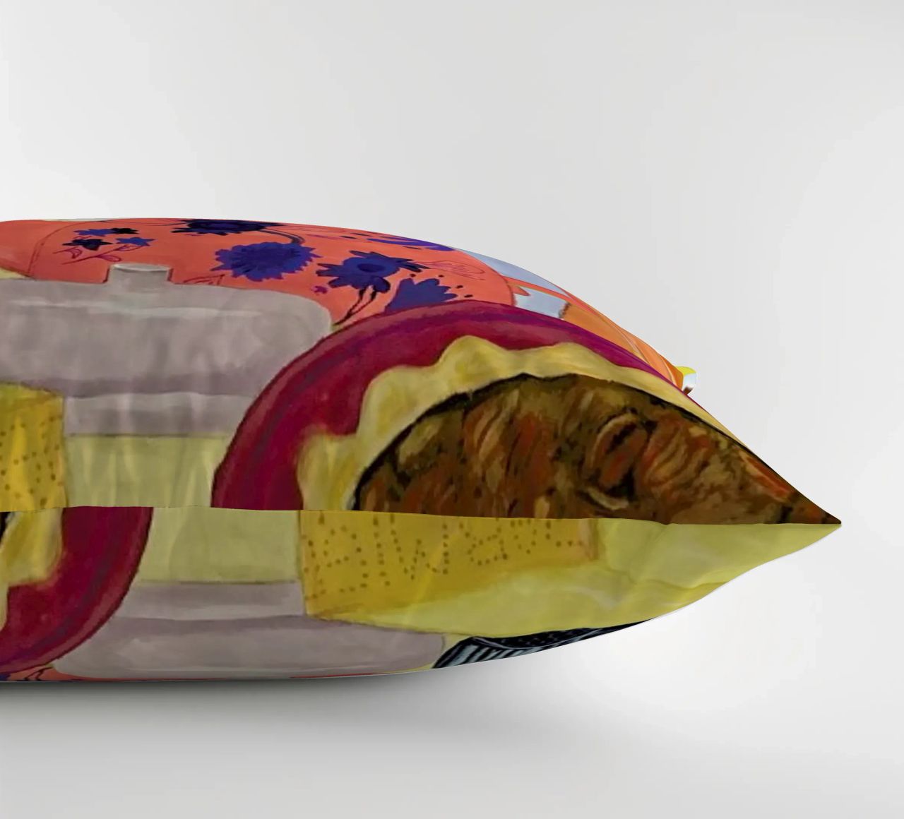 Big Clutter No. 2 decorative cushion by Paloma Kua