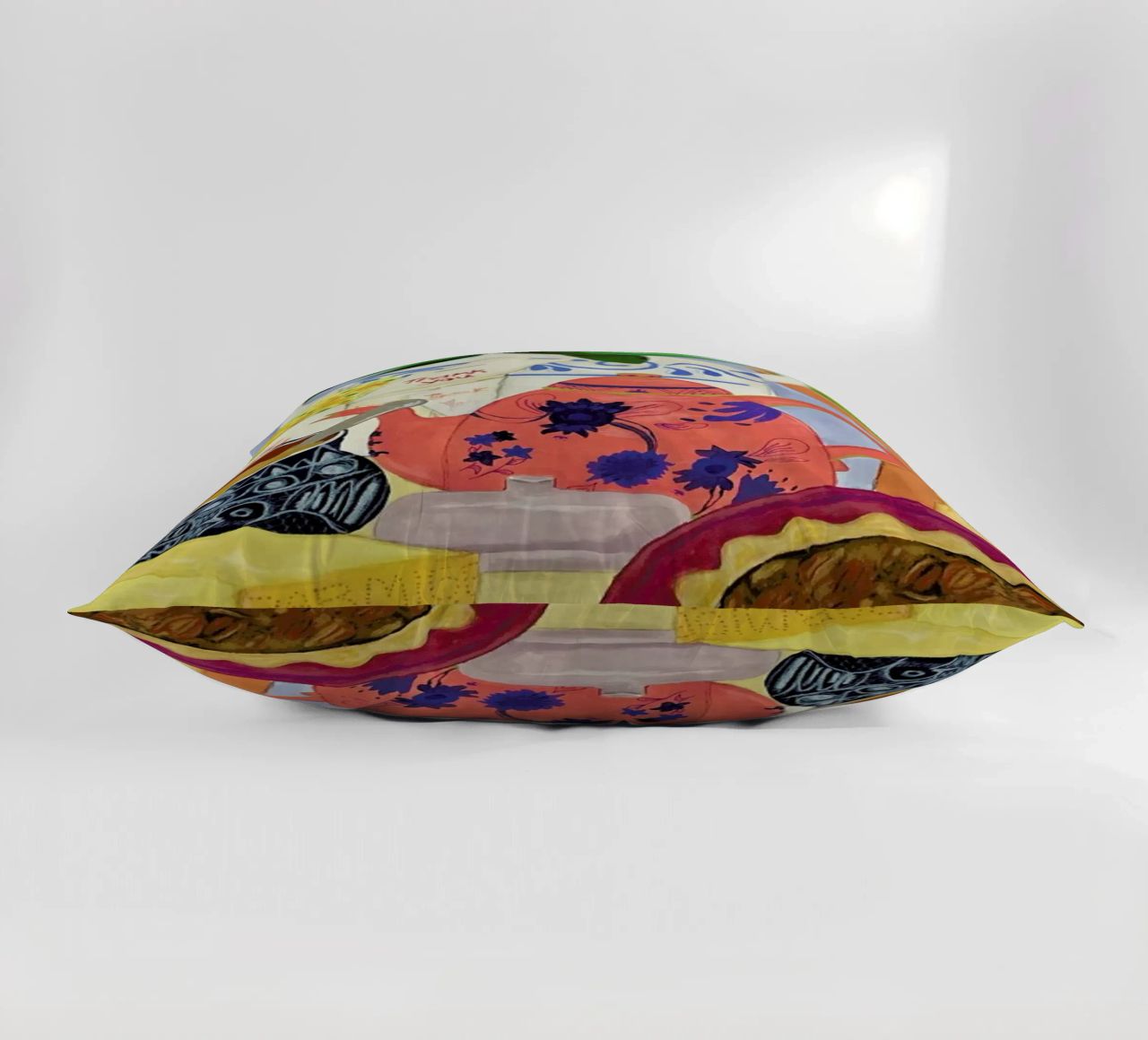 Big Clutter No. 2 decorative cushion by Paloma Kua