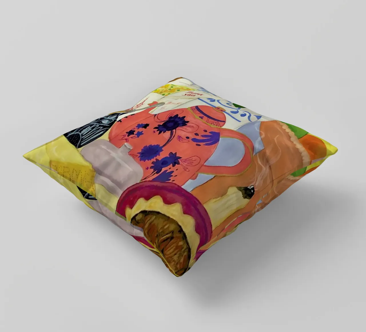 Big Clutter No. 2 coussin de Paloma Kua