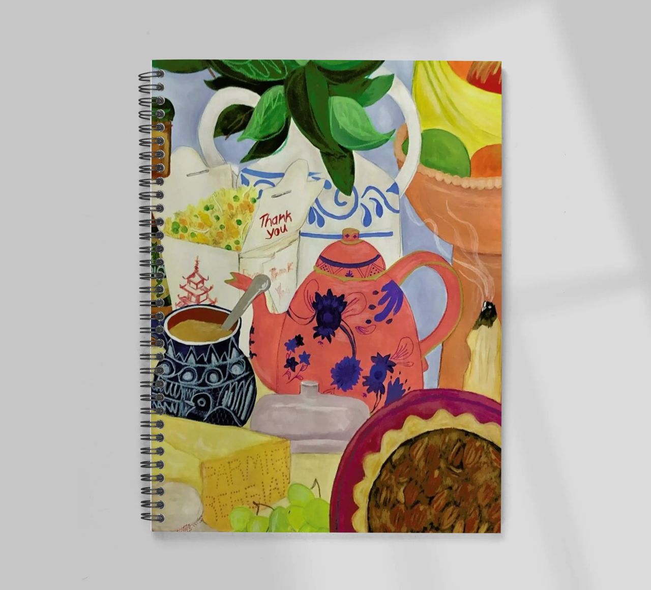 Big Clutter No. 2 spiral notebook by Paloma Kua