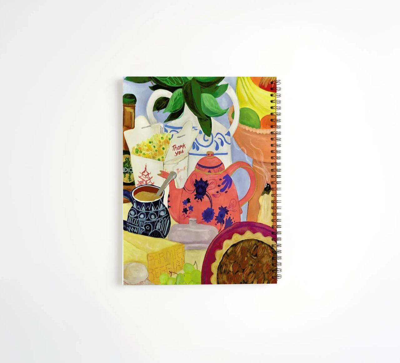 Big Clutter No. 2 spiral notebook by Paloma Kua