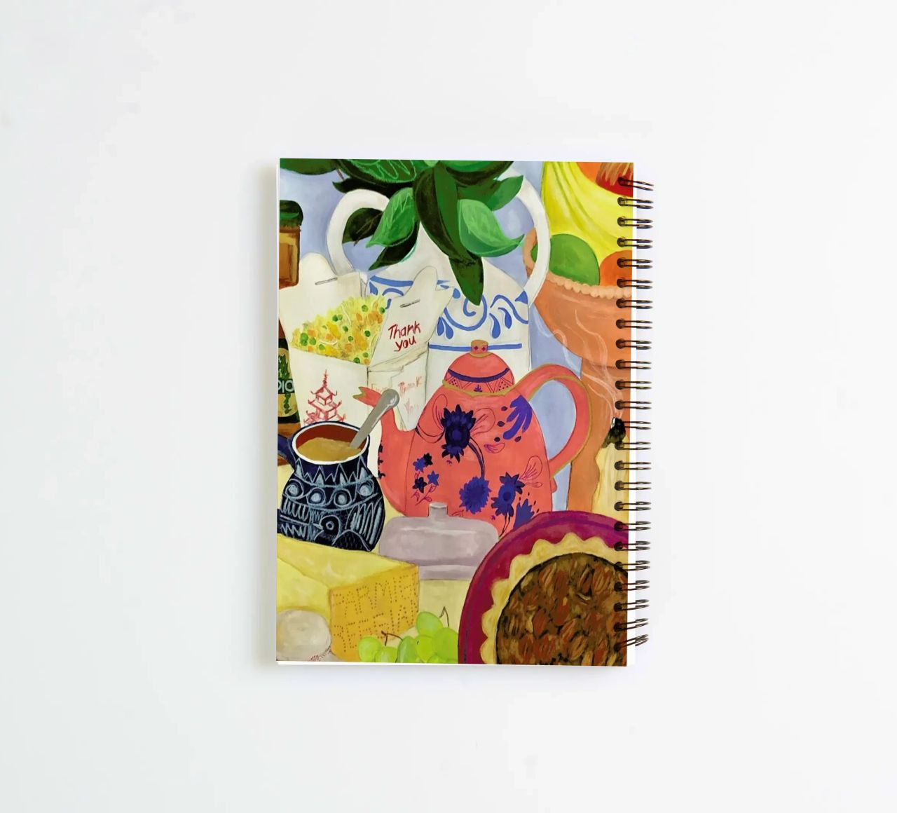 Big Clutter No. 2 spiral notebook by Paloma Kua