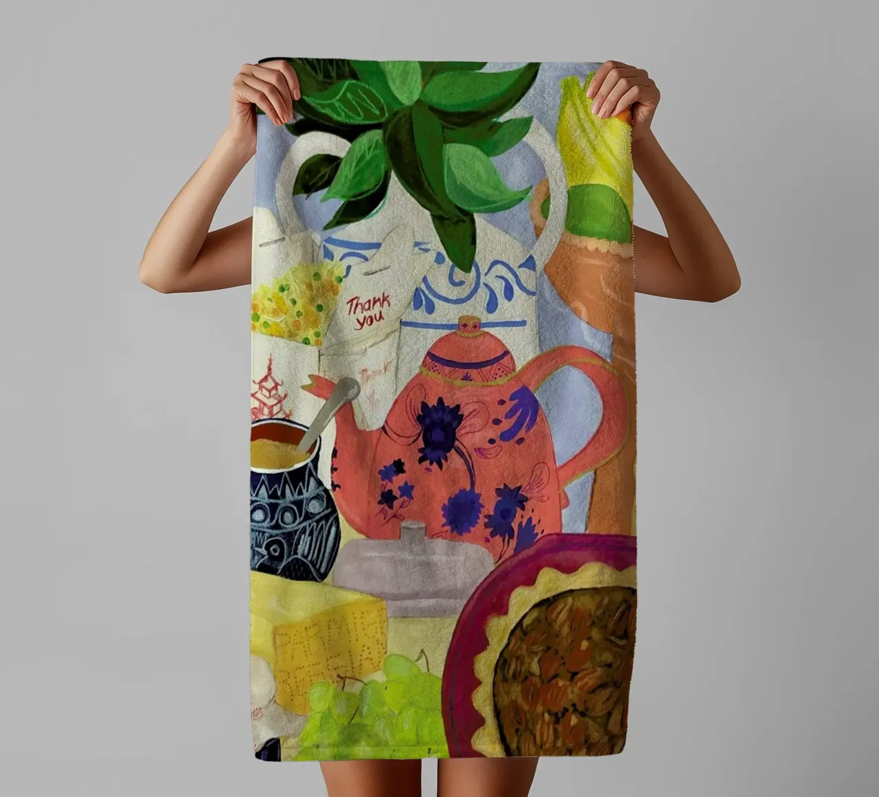 Big Clutter No. 2 Handtuch von Paloma Kua