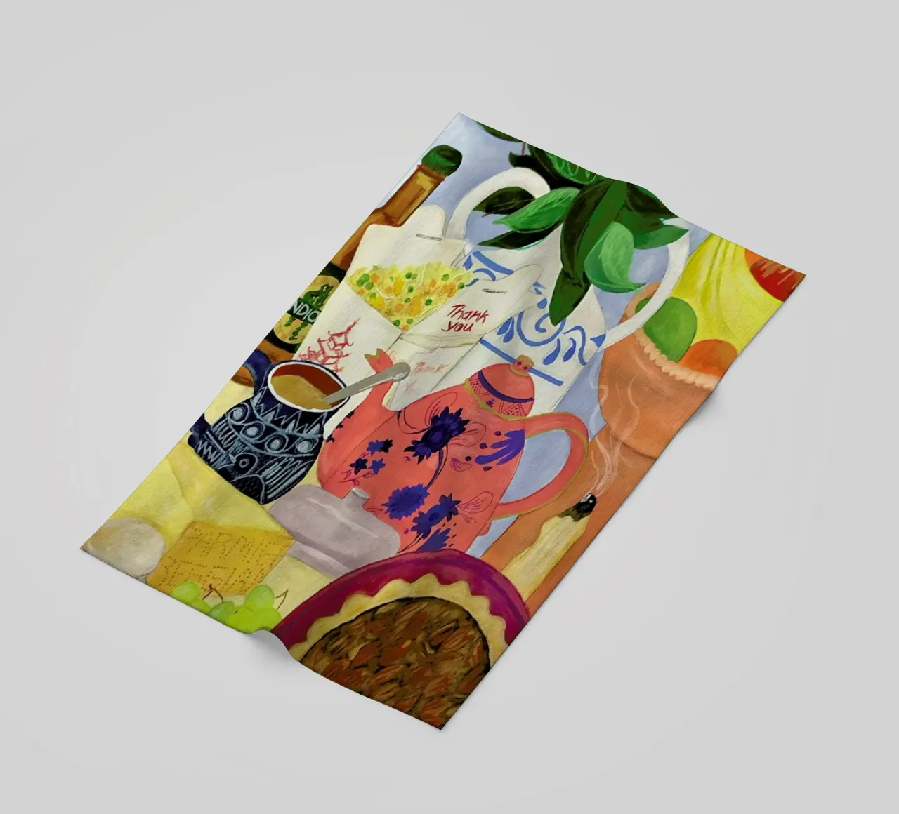 Big Clutter No. 2 beach towel by Paloma Kua