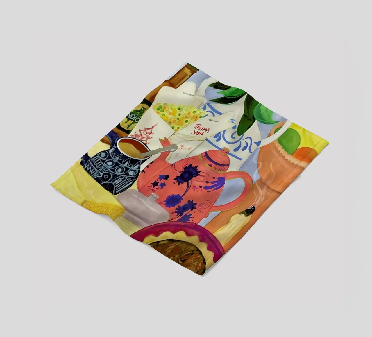 Big Clutter No. 2 coperta in pile da Paloma Kua