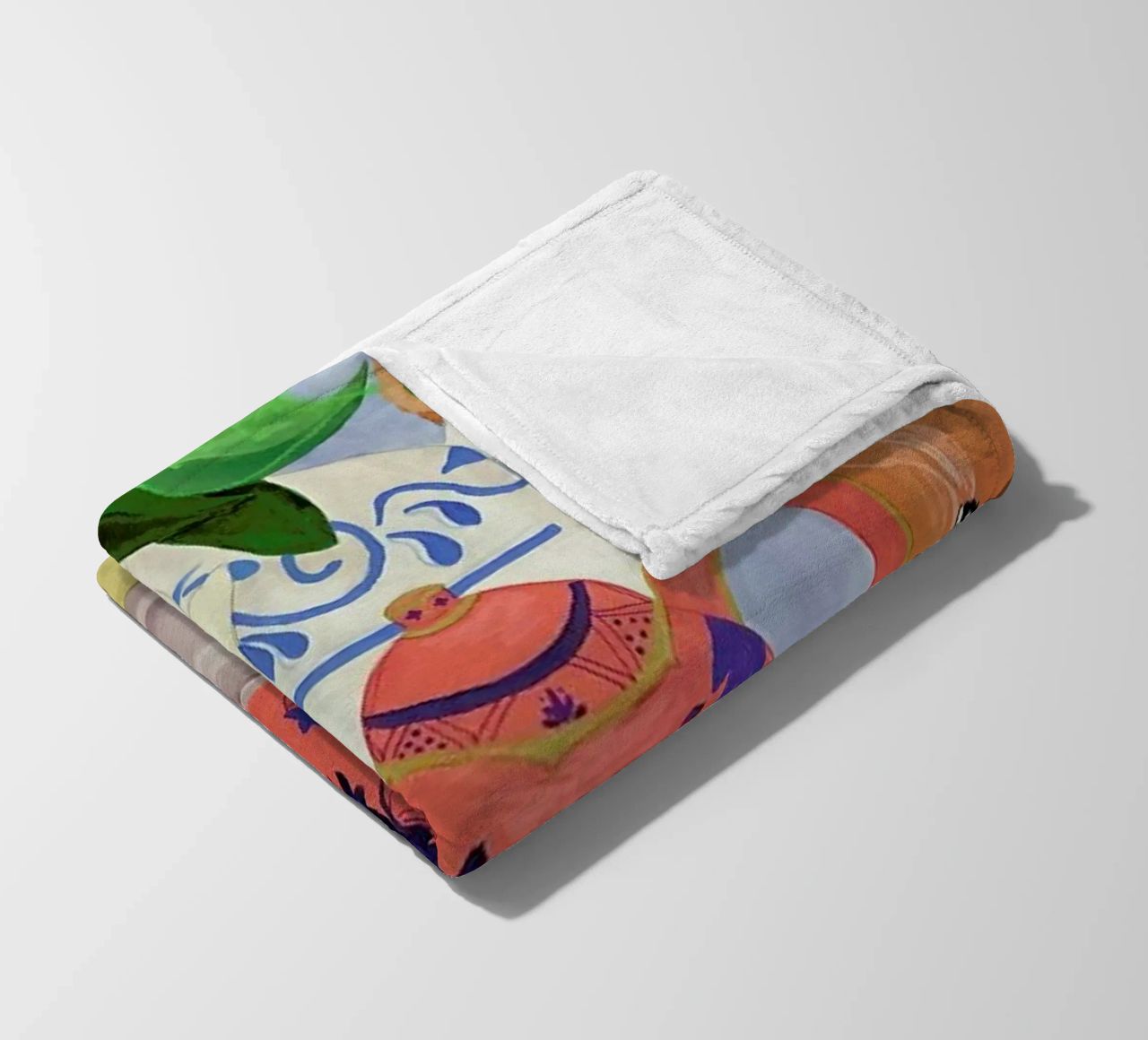 Big Clutter No. 2 fleece blanket by Paloma Kua
