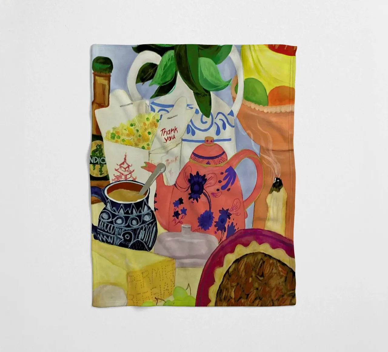 Big Clutter No. 2 coperta in pile da Paloma Kua