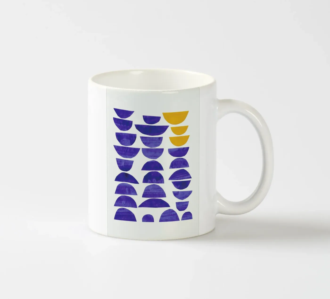 Sunset Waves ceramic mug by EnShape