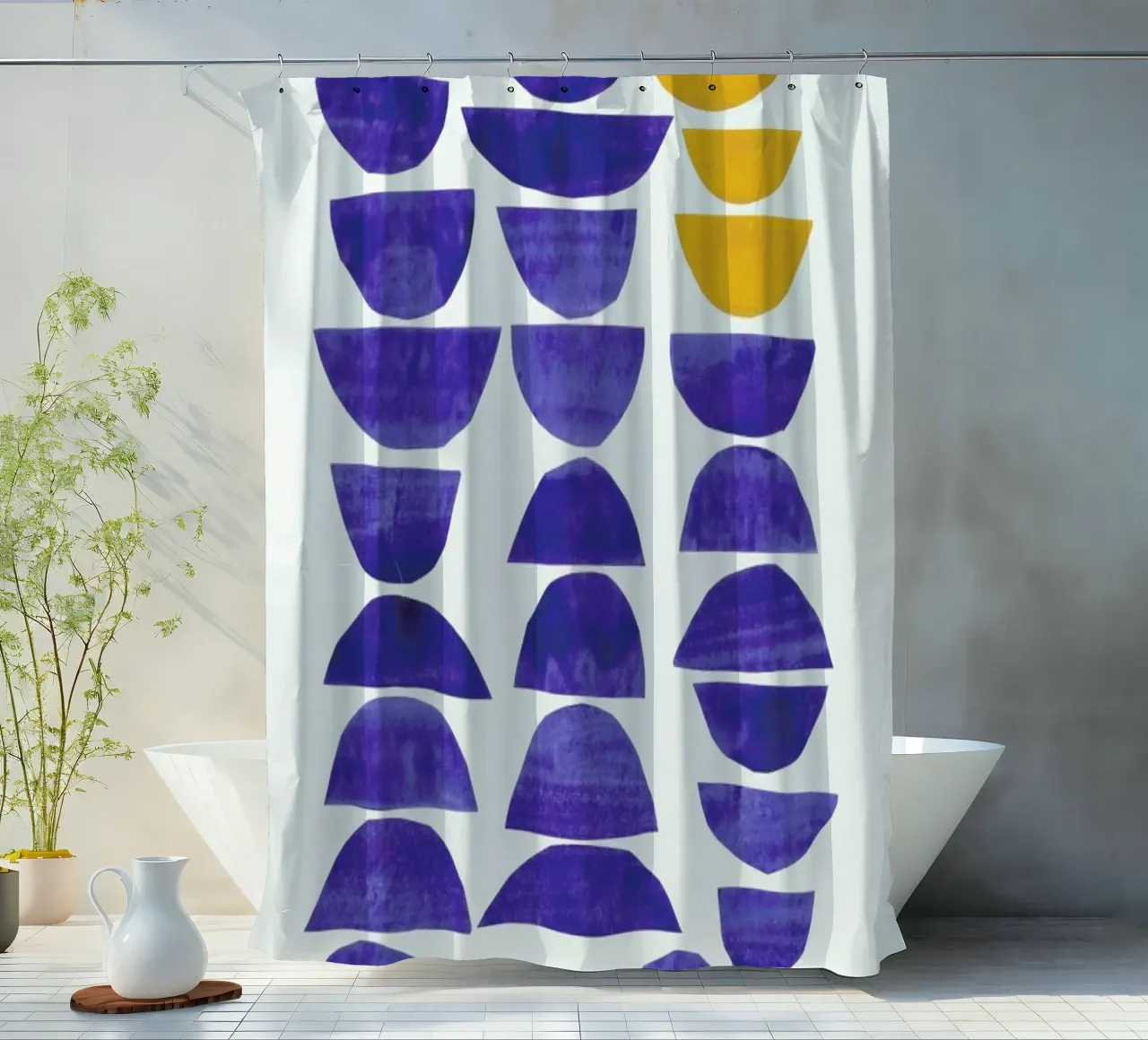 Sunset Waves Duschvorhang von EnShape