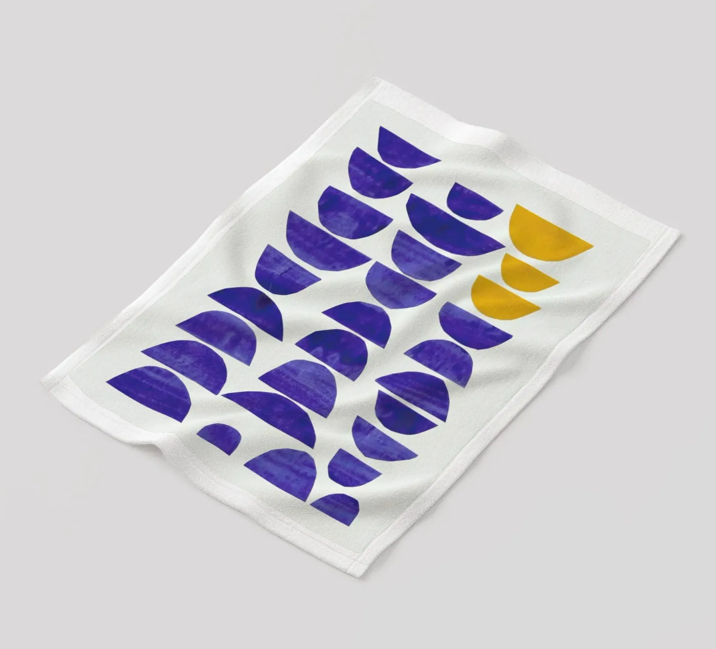 Sunset Waves plaid polaire de EnShape