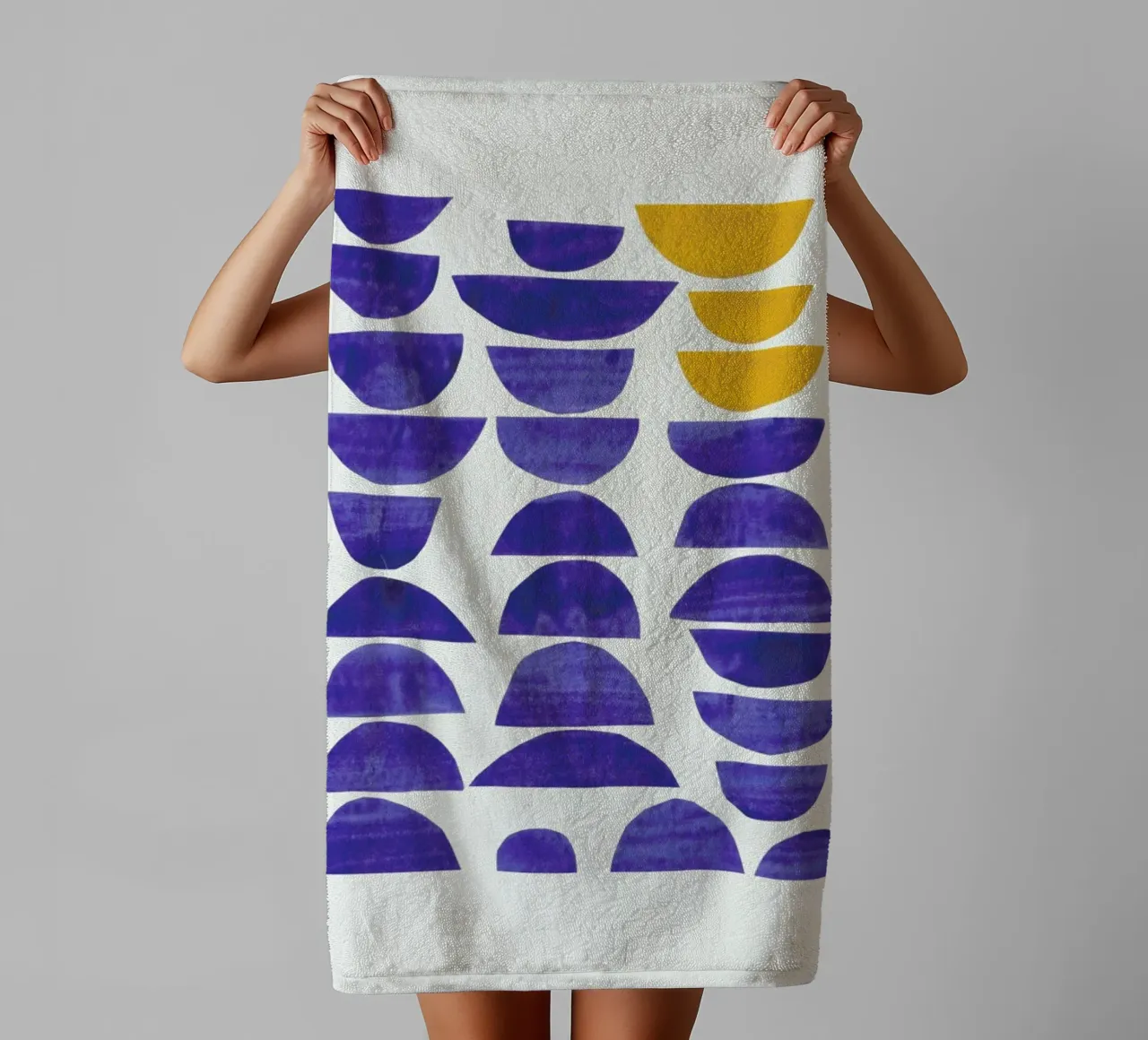 Sunset Waves towel by EnShape
