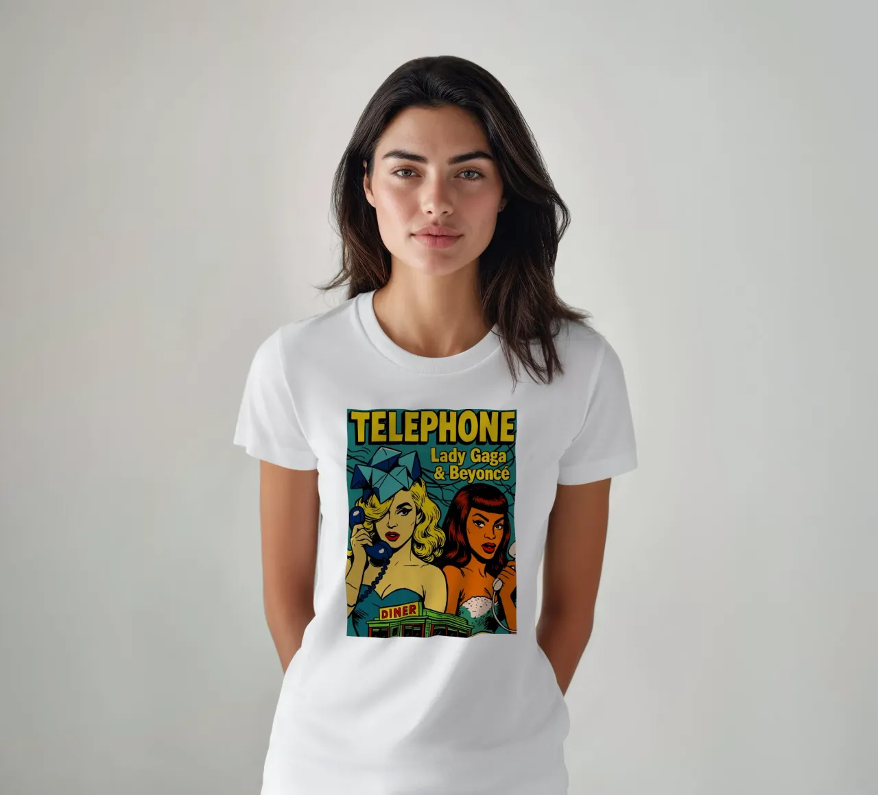 Lady GG Telephone Bync t-shirt da lucasmeier