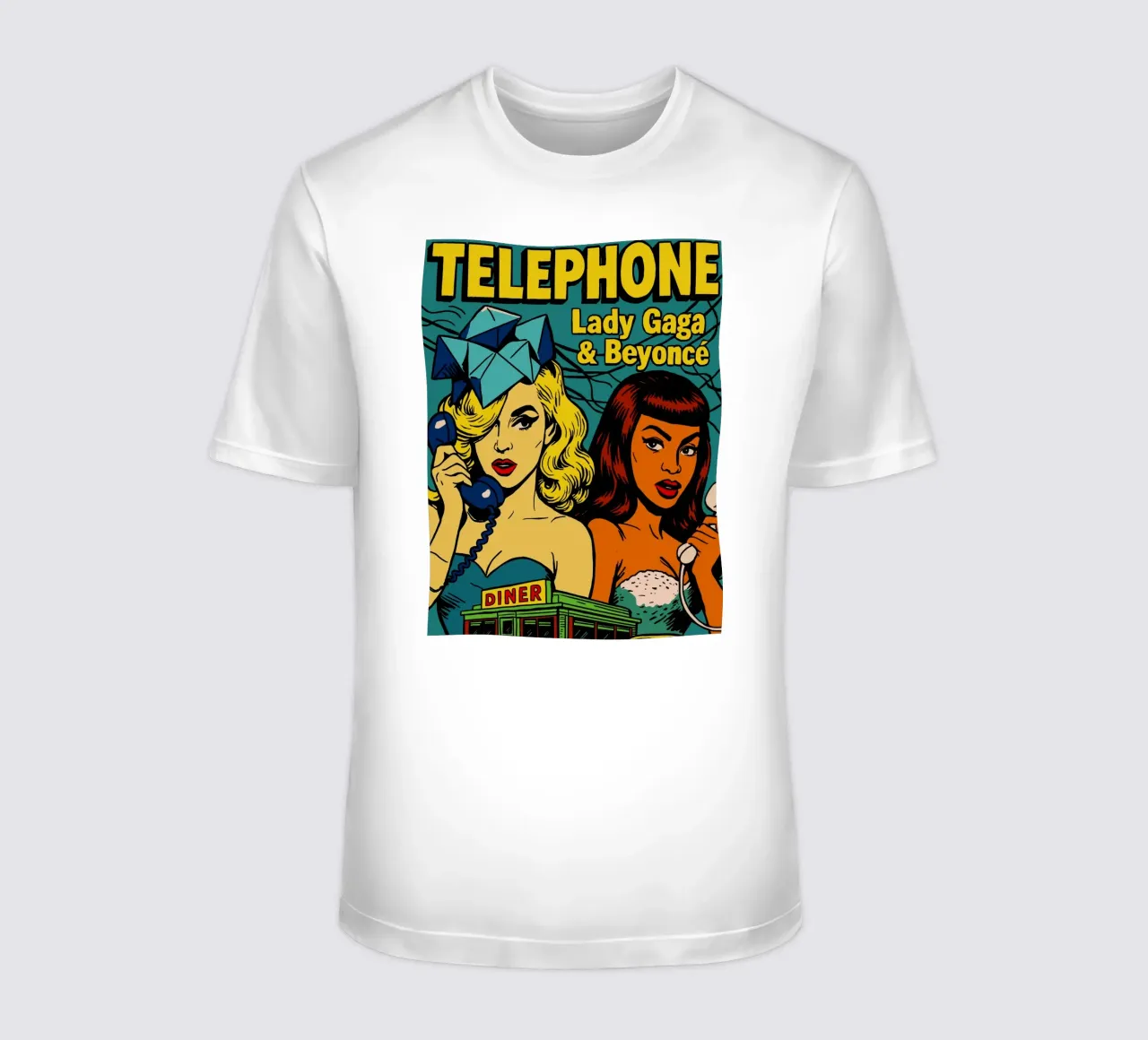 Lady GG Telephone Bync t-shirt da lucasmeier