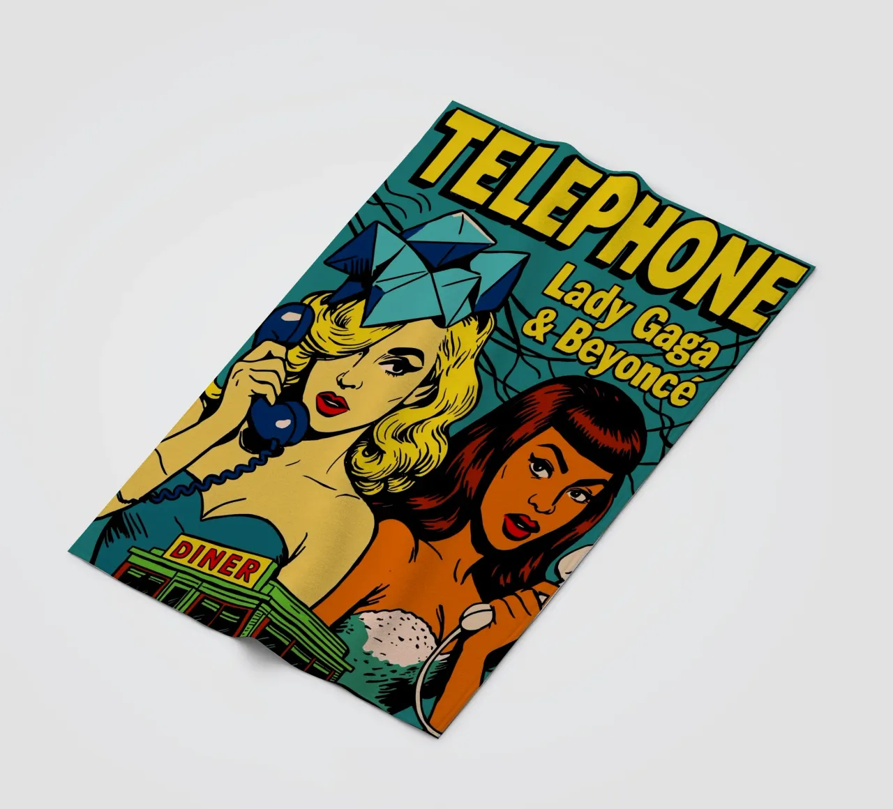 Lady GG Telephone Bync coperta in pile da lucasmeier