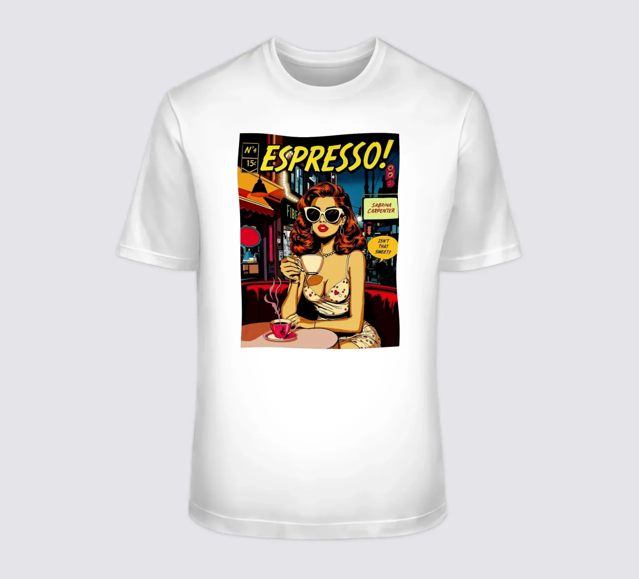 Sabrina Carpenter Espresso Inspired t-shirt da lucasmeier