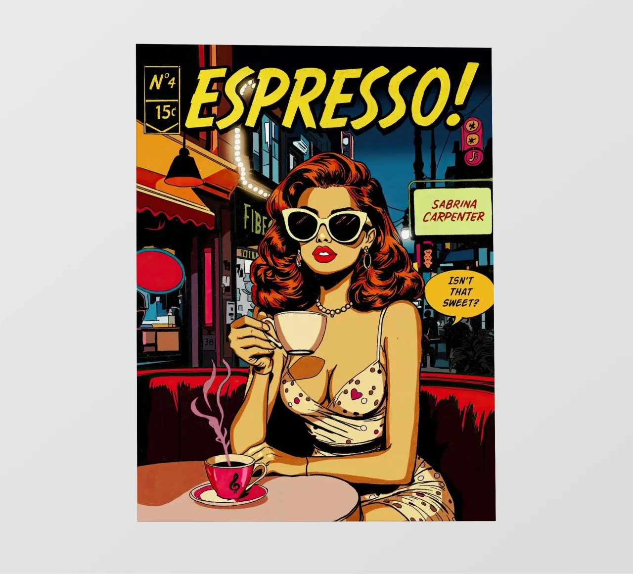Sabrina Carpenter Espresso Inspired pellicola backlit da lucasmeier