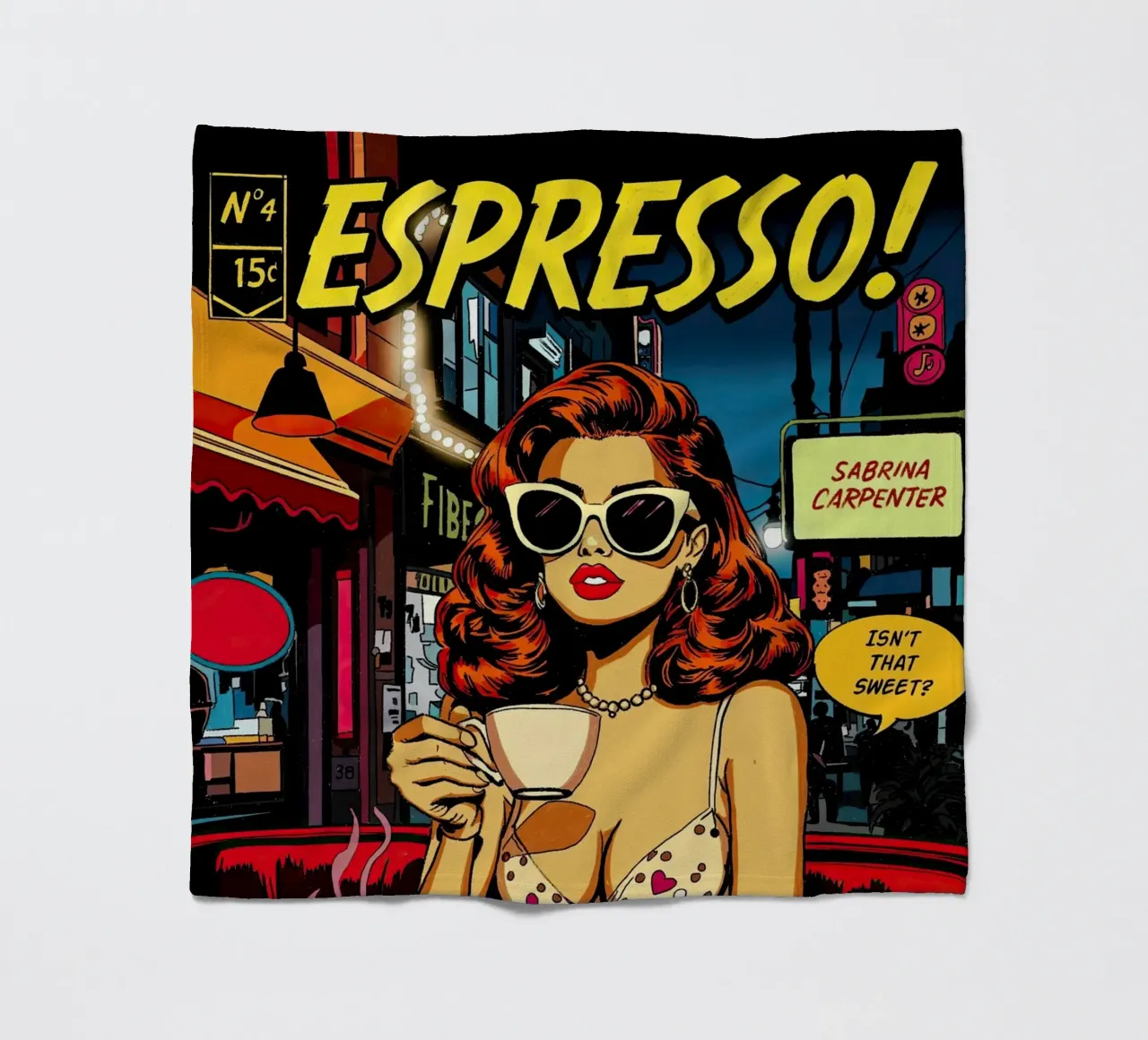 Sabrina Carpenter Espresso Inspired coperta in pile da lucasmeier