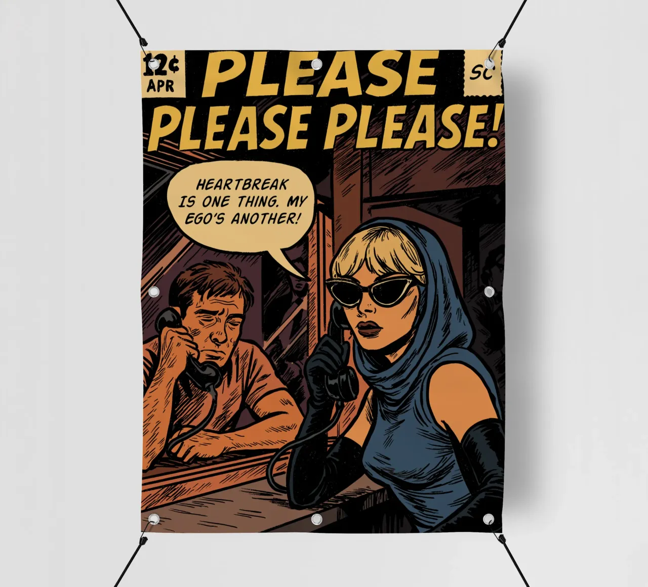 Sabrina Carpenter Please Please Please telo in pvc da lucasmeier