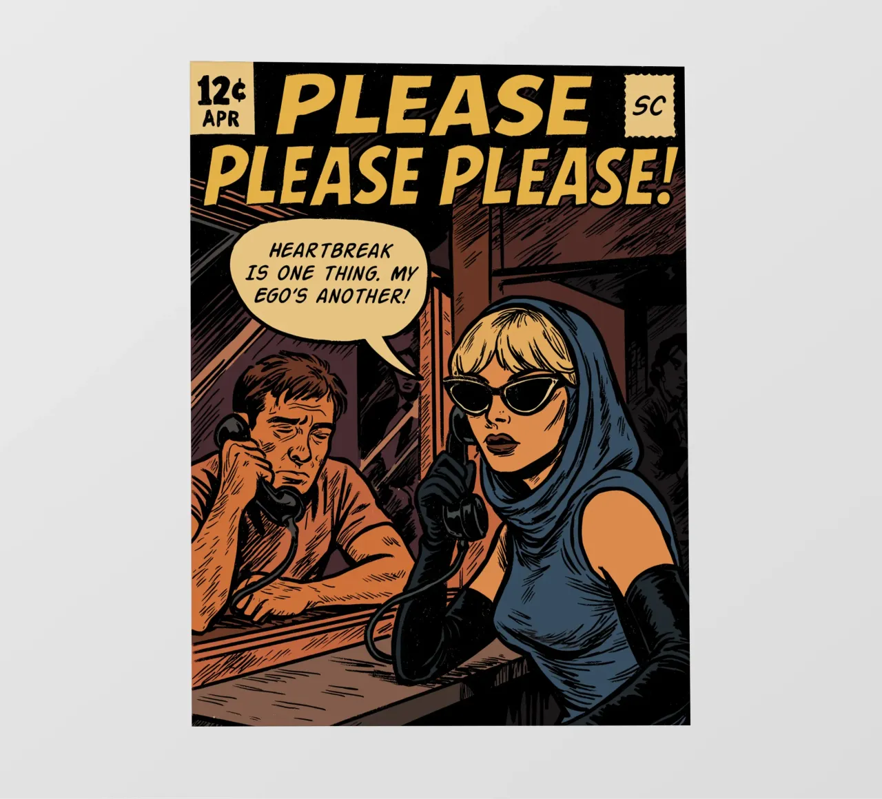 Sabrina Carpenter Please Please Please telo in pvc da lucasmeier