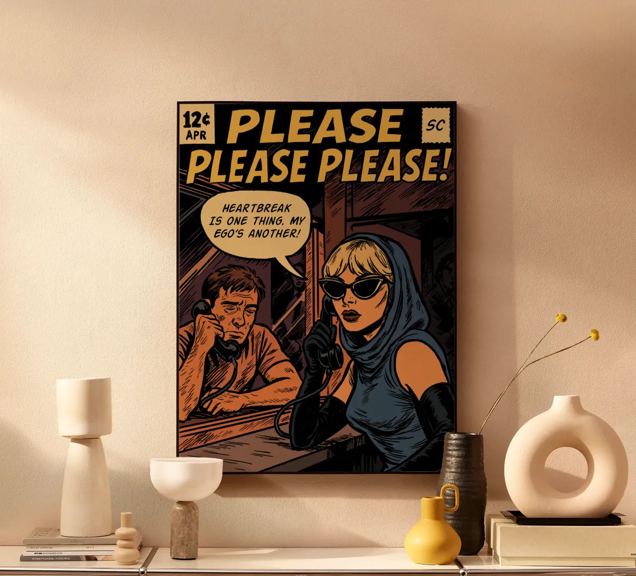 Sabrina Carpenter Please Please Please plexiglass da lucasmeier