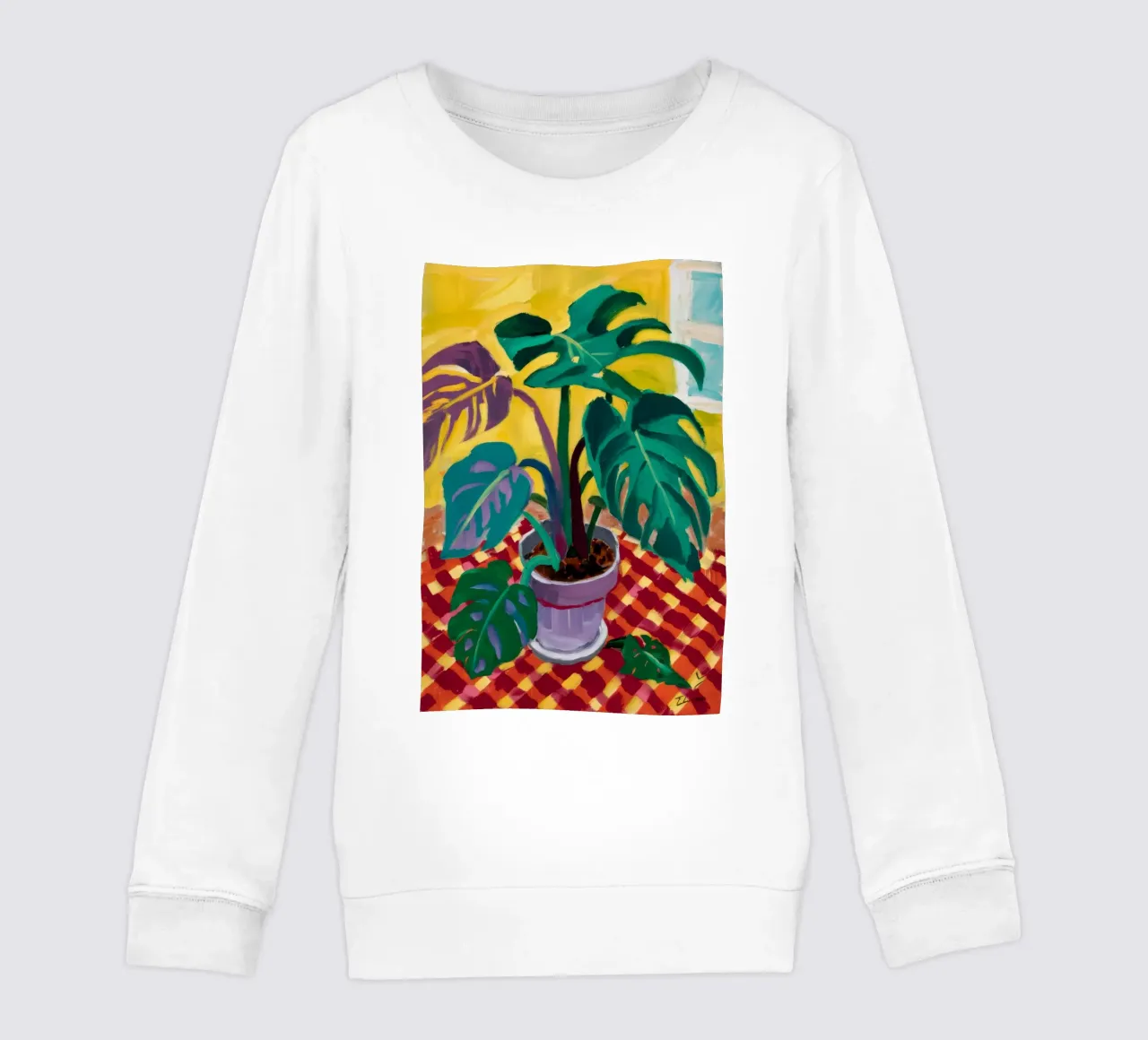 Monstera su Dama felpa bambino da Dawn Light