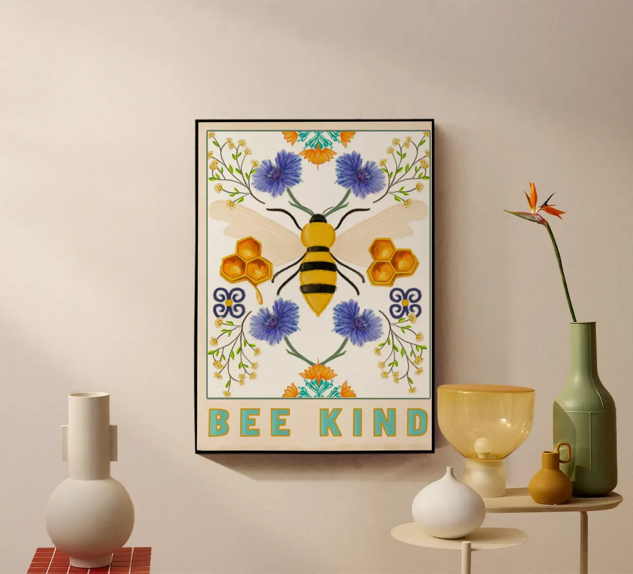 Bee Kind plexiglass da Claudiabrueggen