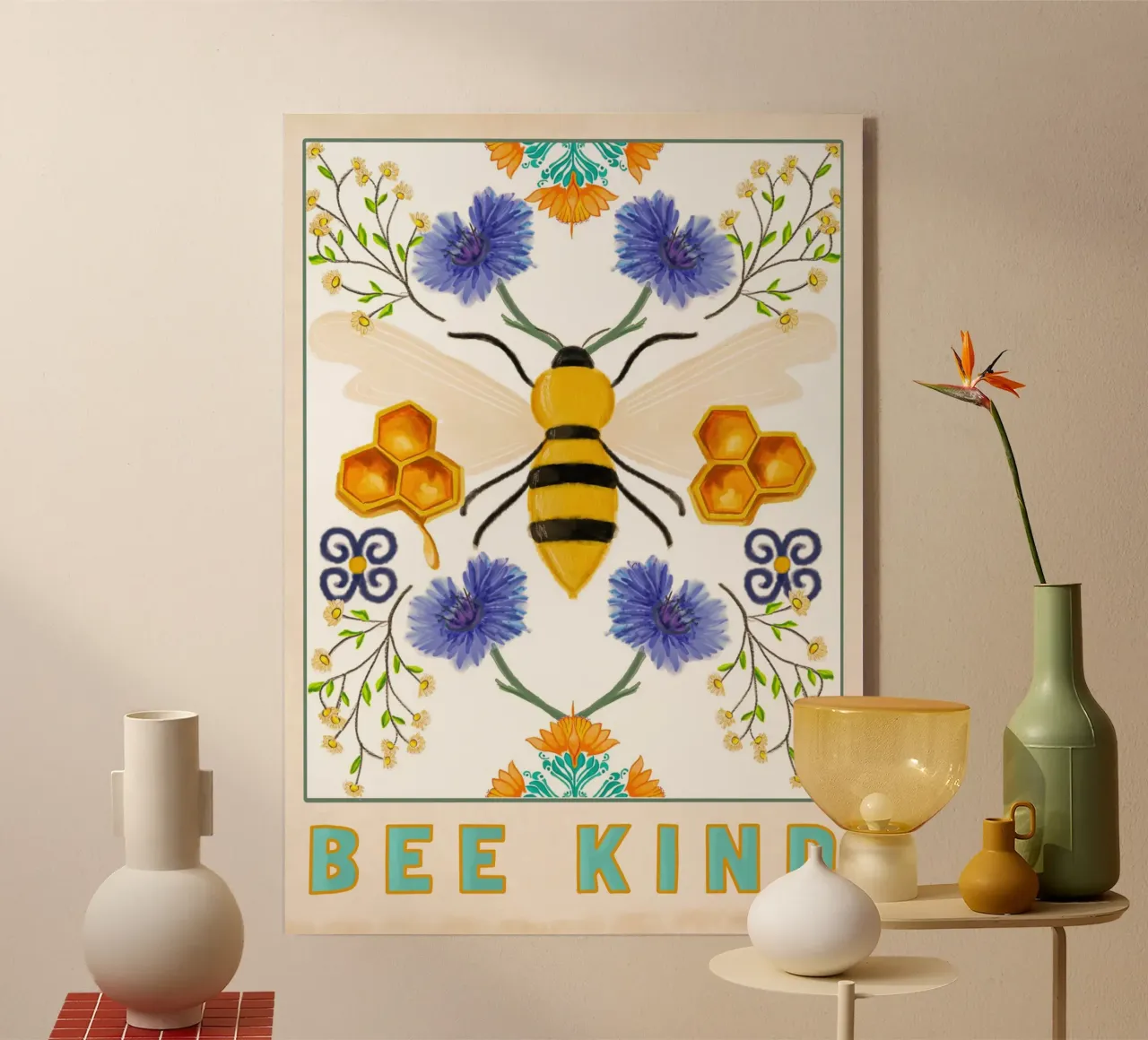 Bee Kind plexiglass da Claudiabrueggen