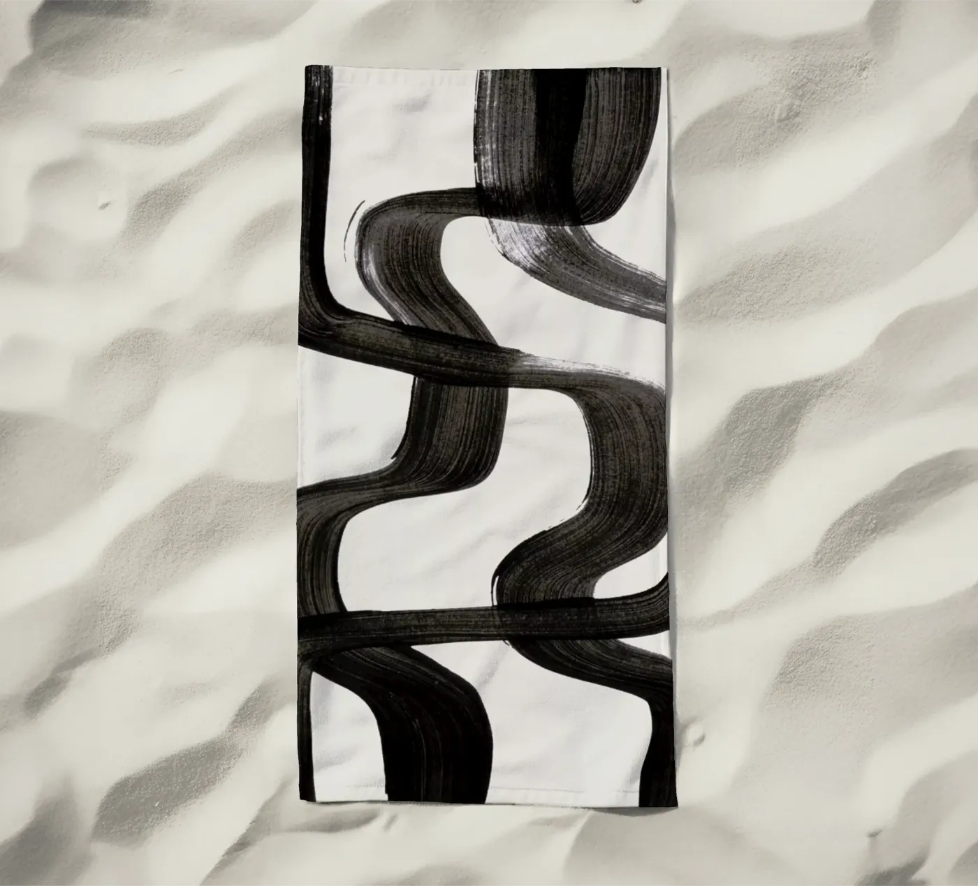 Crossed beach towel by EnShape