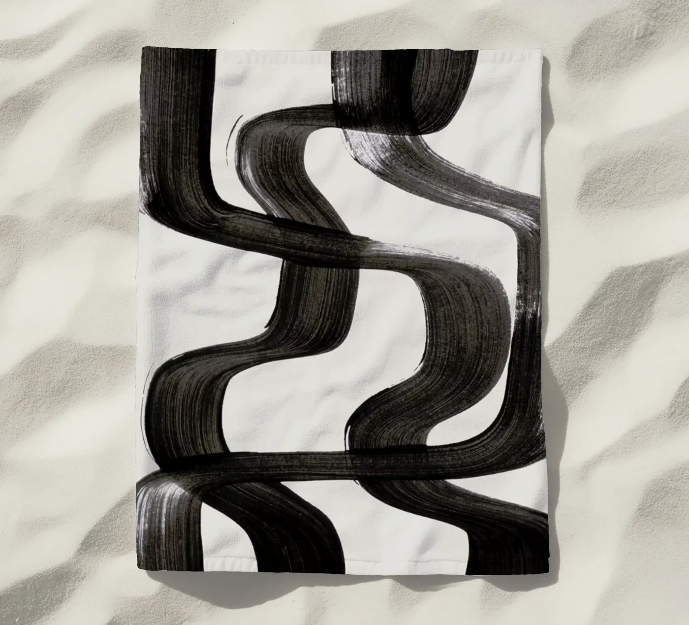 Crossed beach towel by EnShape