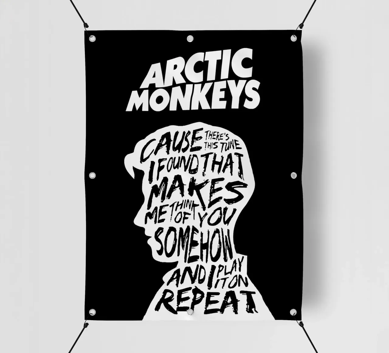 alex turner Arctic Monkeys Kunst PVC Plane von music soul