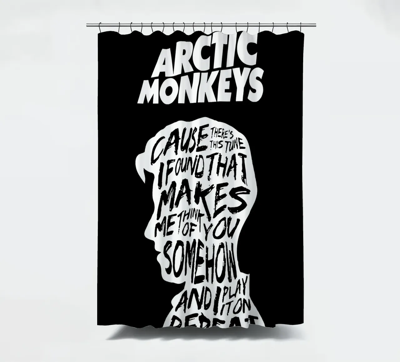 alex turner Arctic Monkeys Kunst Duschvorhang von music soul