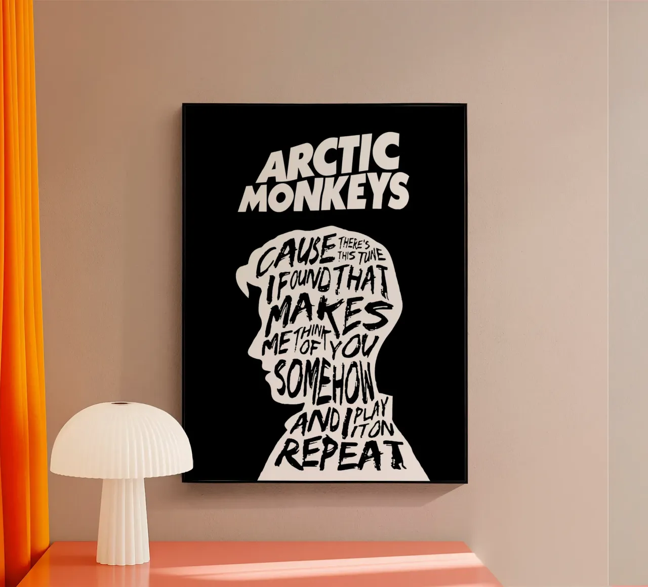 alex turner Arctic Monkeys Art acrylic glass by music soul