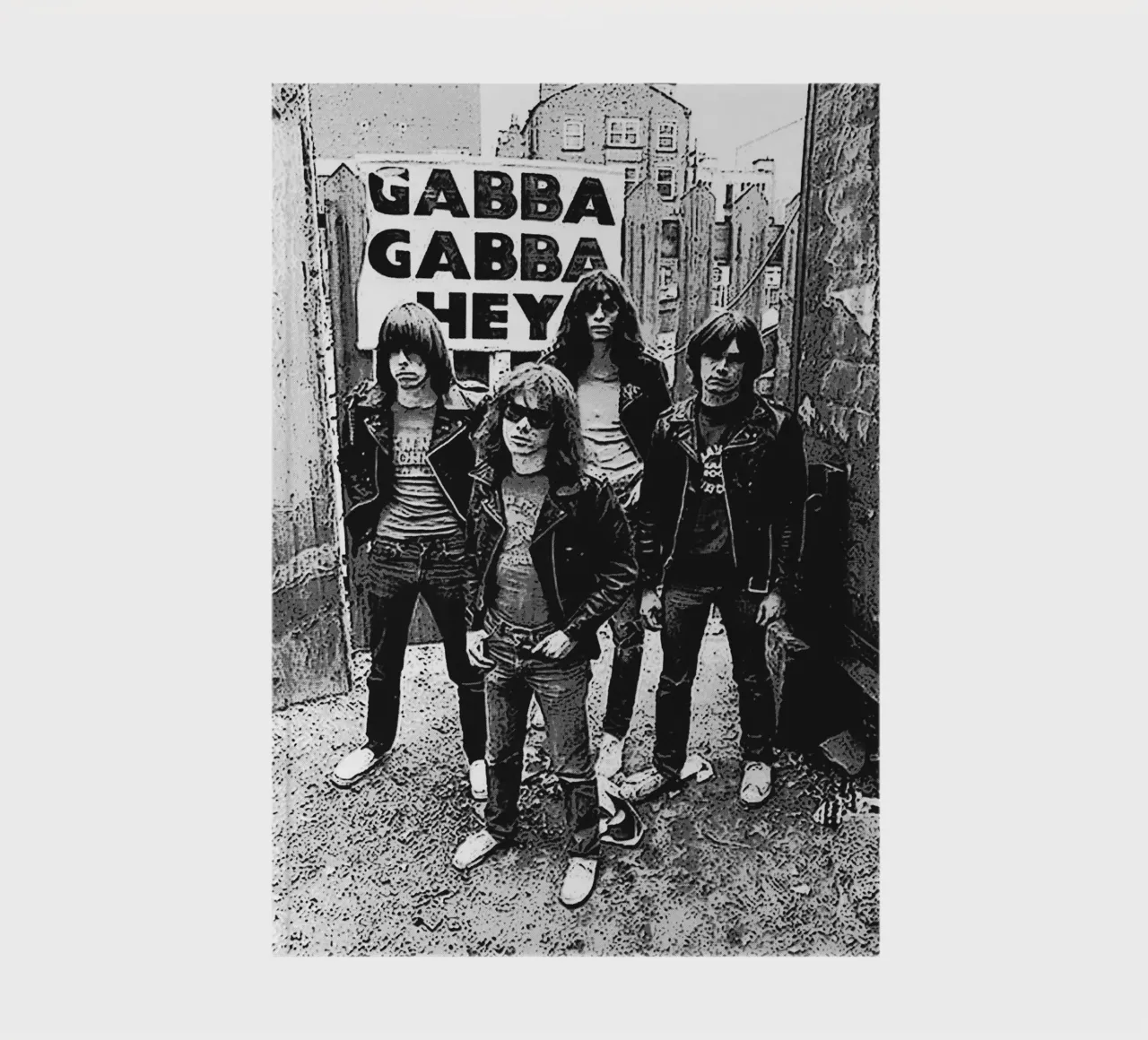 ramones band art notebook by vanhesling