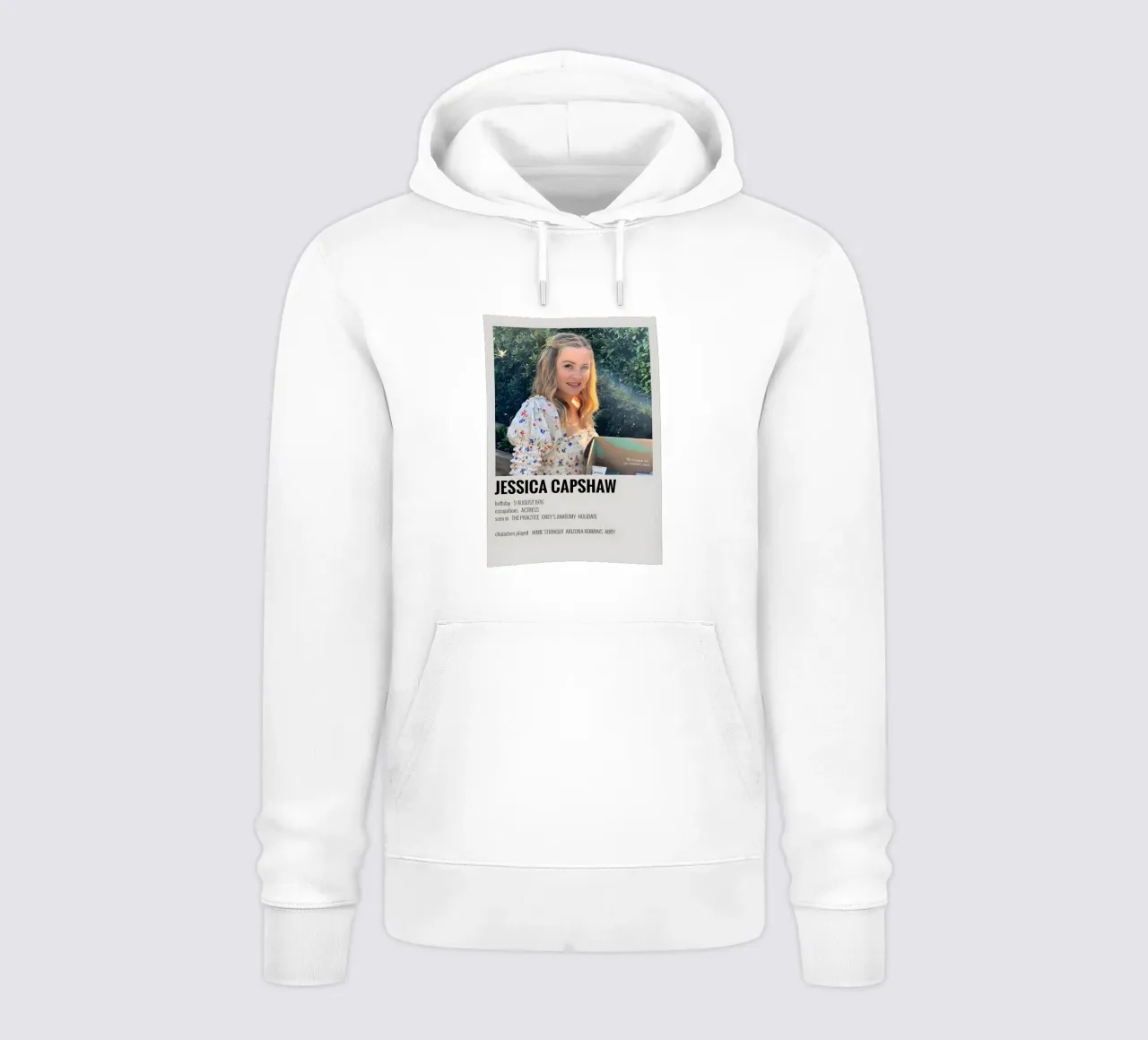 JESSICA CAPSHAW felpa con cappuccio da MVFminimalist