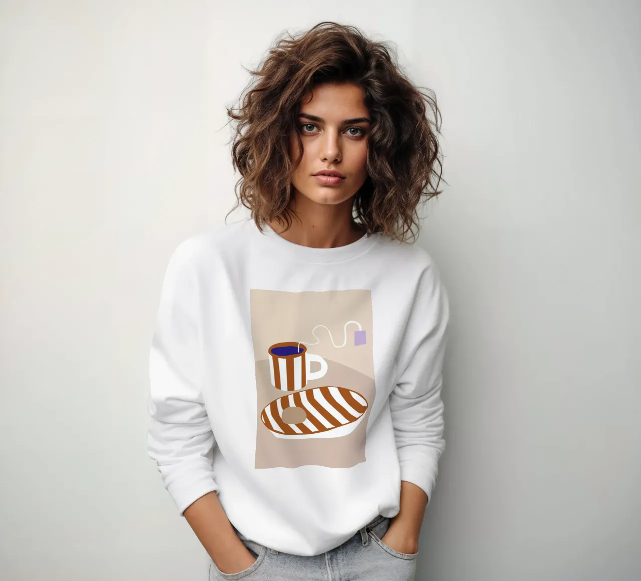 Teatime felpa da Helena Ravenne