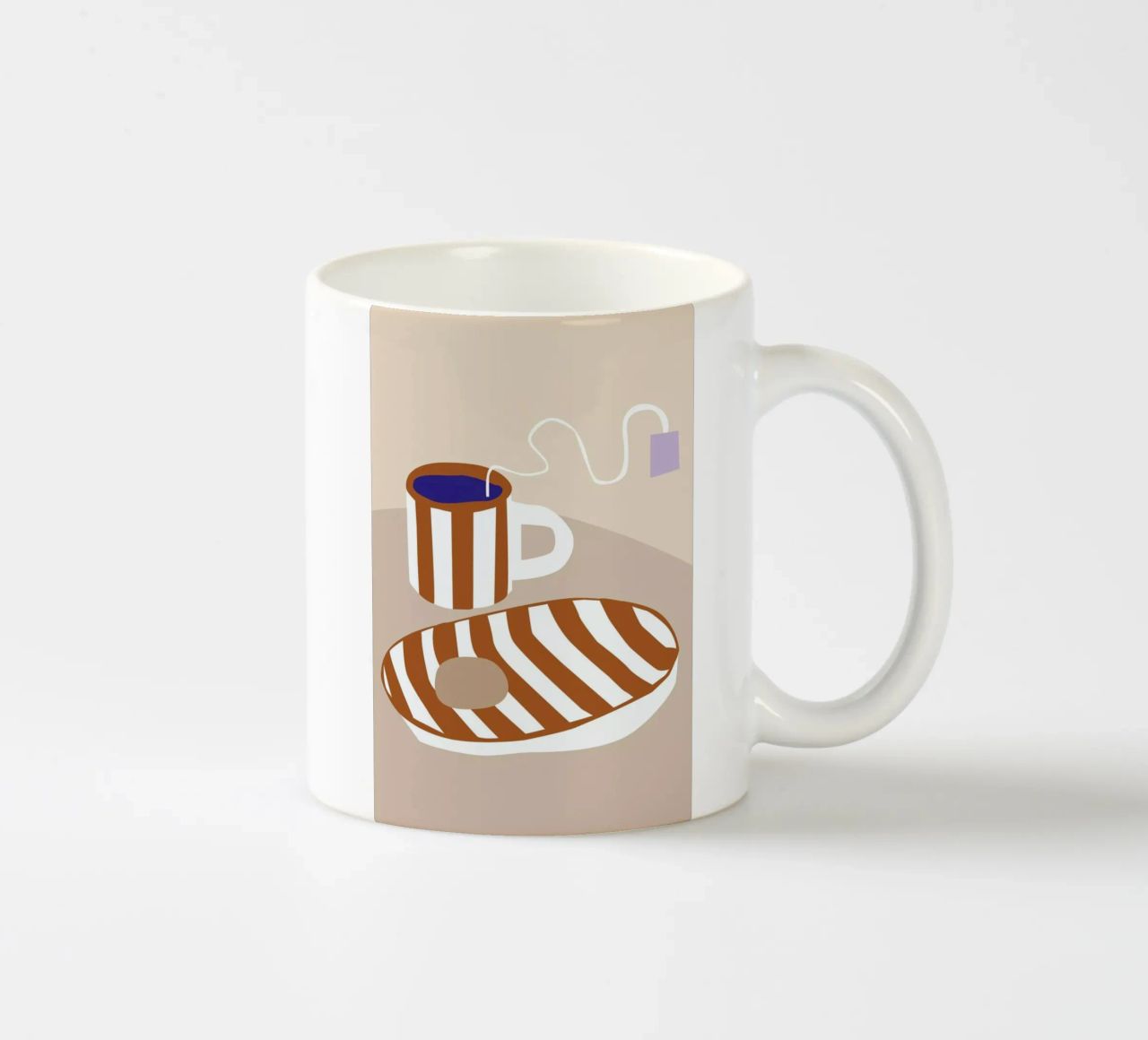 Teatime tazza in ceramica da Helena Ravenne