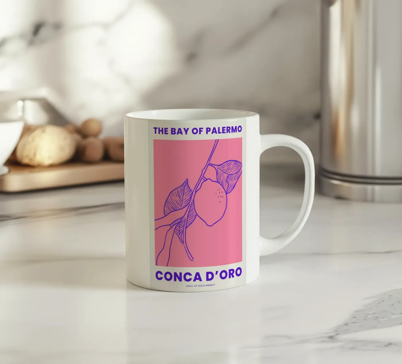 Palermo ceramic mug by Pure