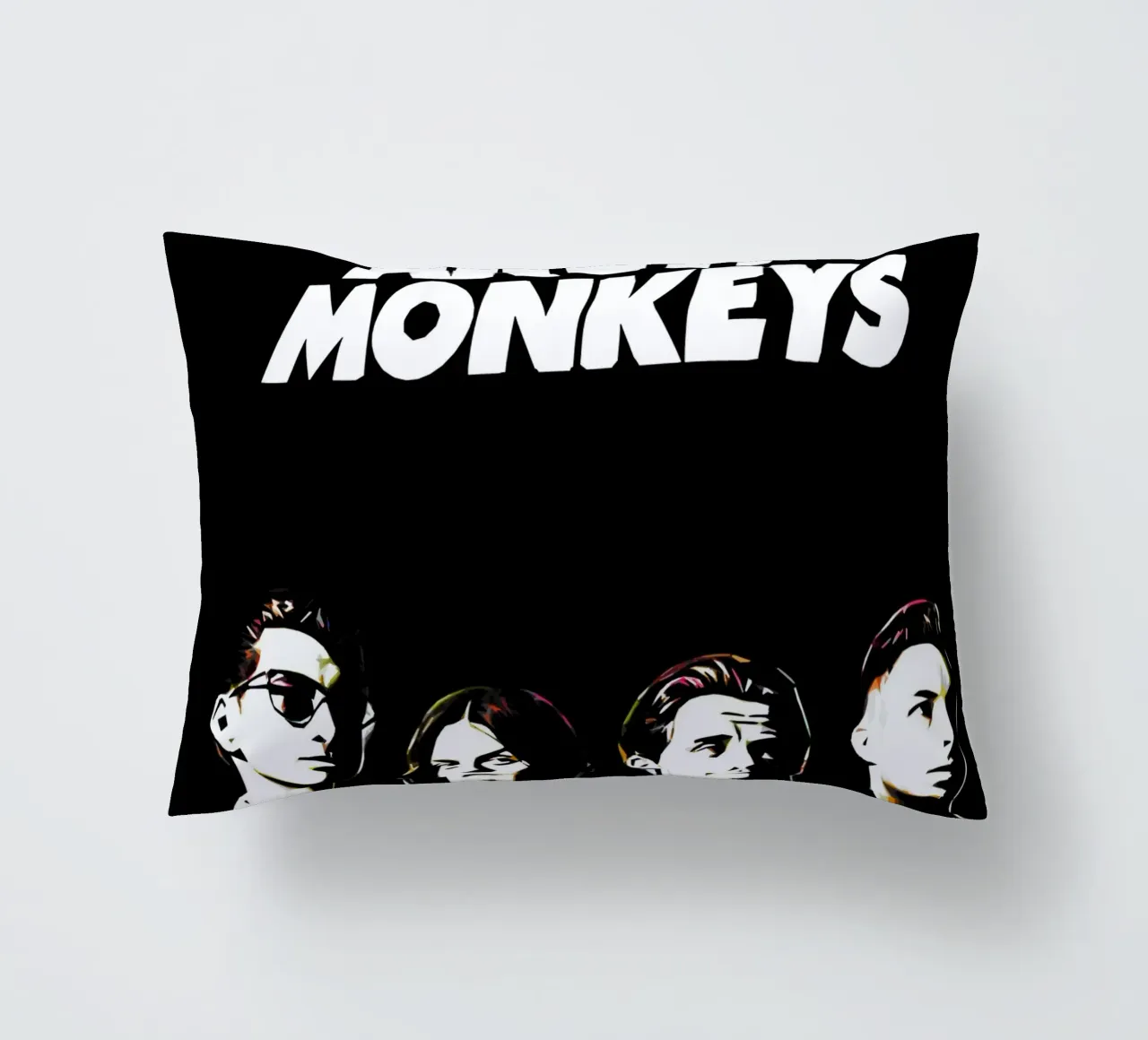Arctic Monkeys Art decorative cushion by music soul