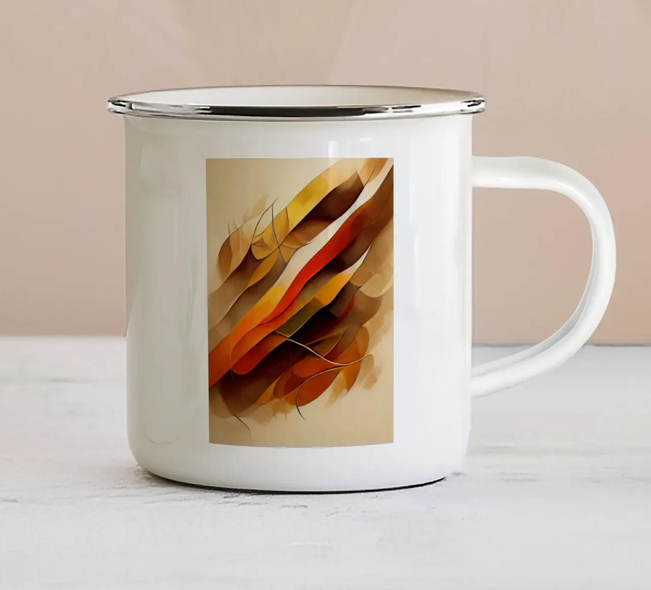 Arte da parete di Imagine tazza in smalto da Imagine