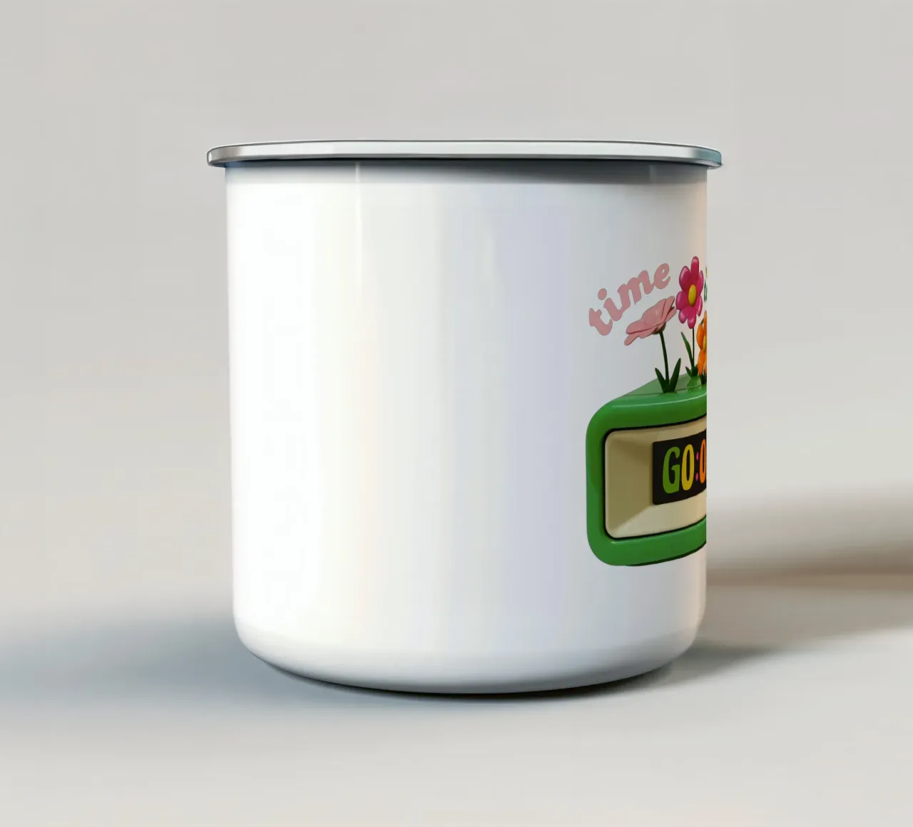 time to feel good tazza in smalto da fummelhummel