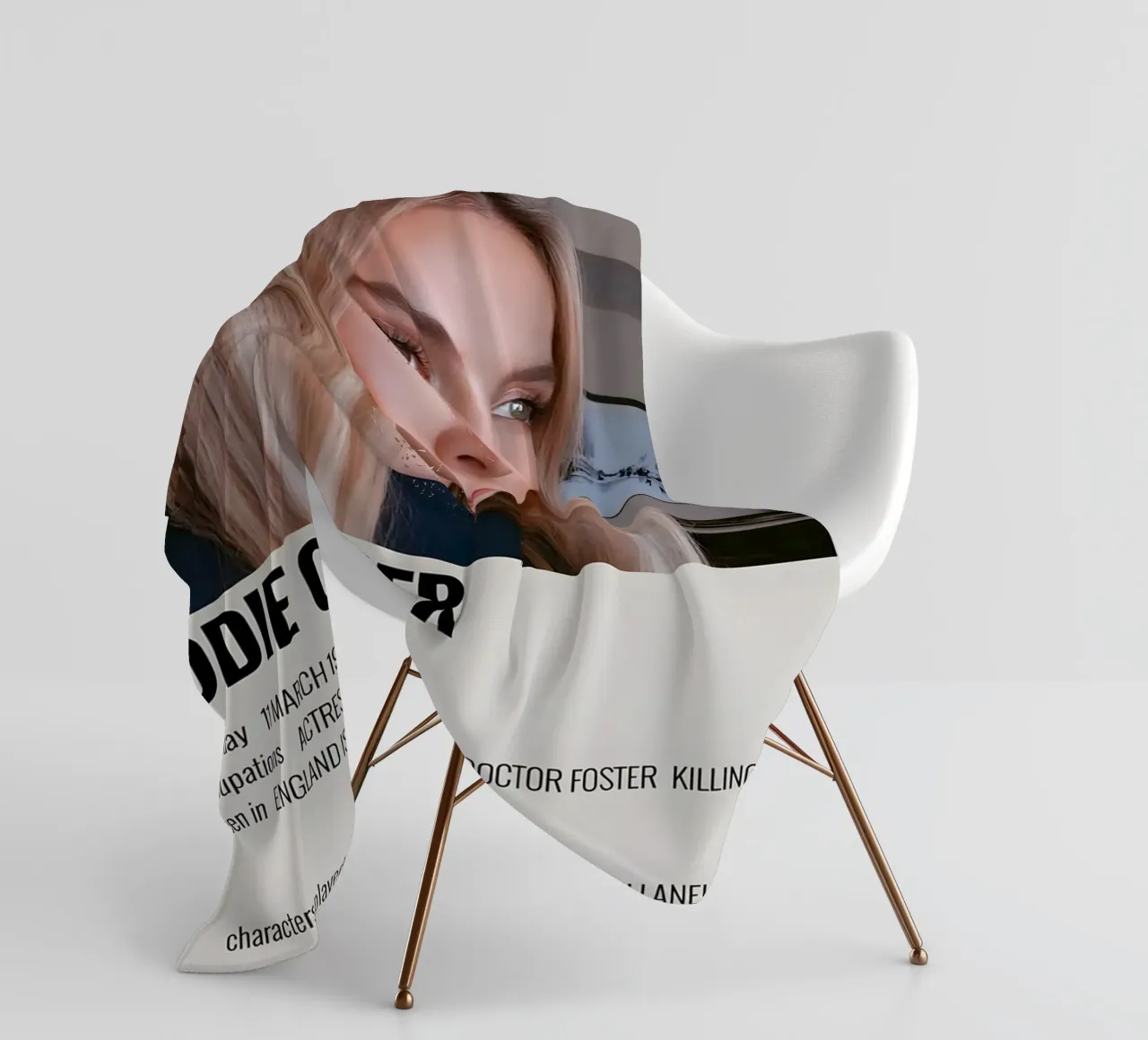 JODIE COMER coperta in pile da MVFminimalist
