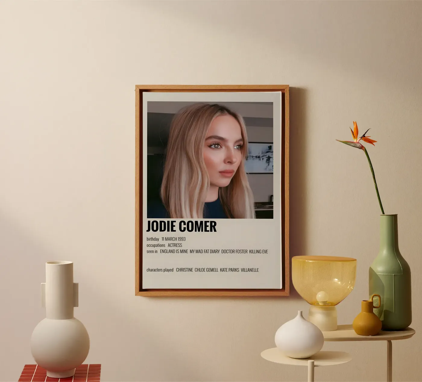 JODIE COMER tela da MVFminimalist